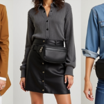 large belt bag grand sac banane 40232-481 black