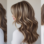 Brown with Blonde Highlights