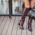 Kasey Virginia Leather Tall Heeled Boots