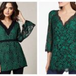 The Ultimate Guide to the Women Emerald Green and Black Long Sleeve Lace Tunic Amazon