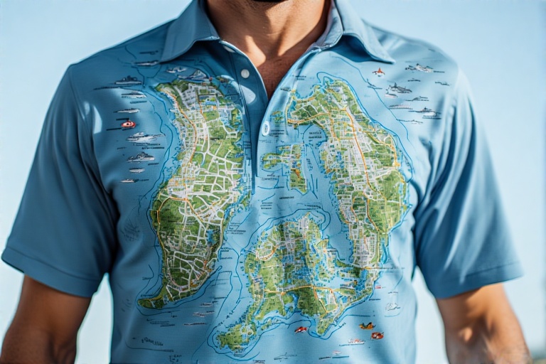 florida keys map upf shirt sun protection