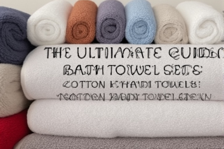 The Ultimate Guide to Bath Towel Sets Cotton Khadi Towels