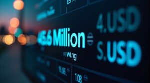 To convert 45.6 million Won to USD,