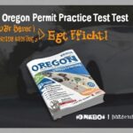Oregon Permit Practice Test 2025